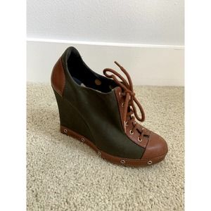 Marc by Marc Jacobs Lace Up Wedge Booties
